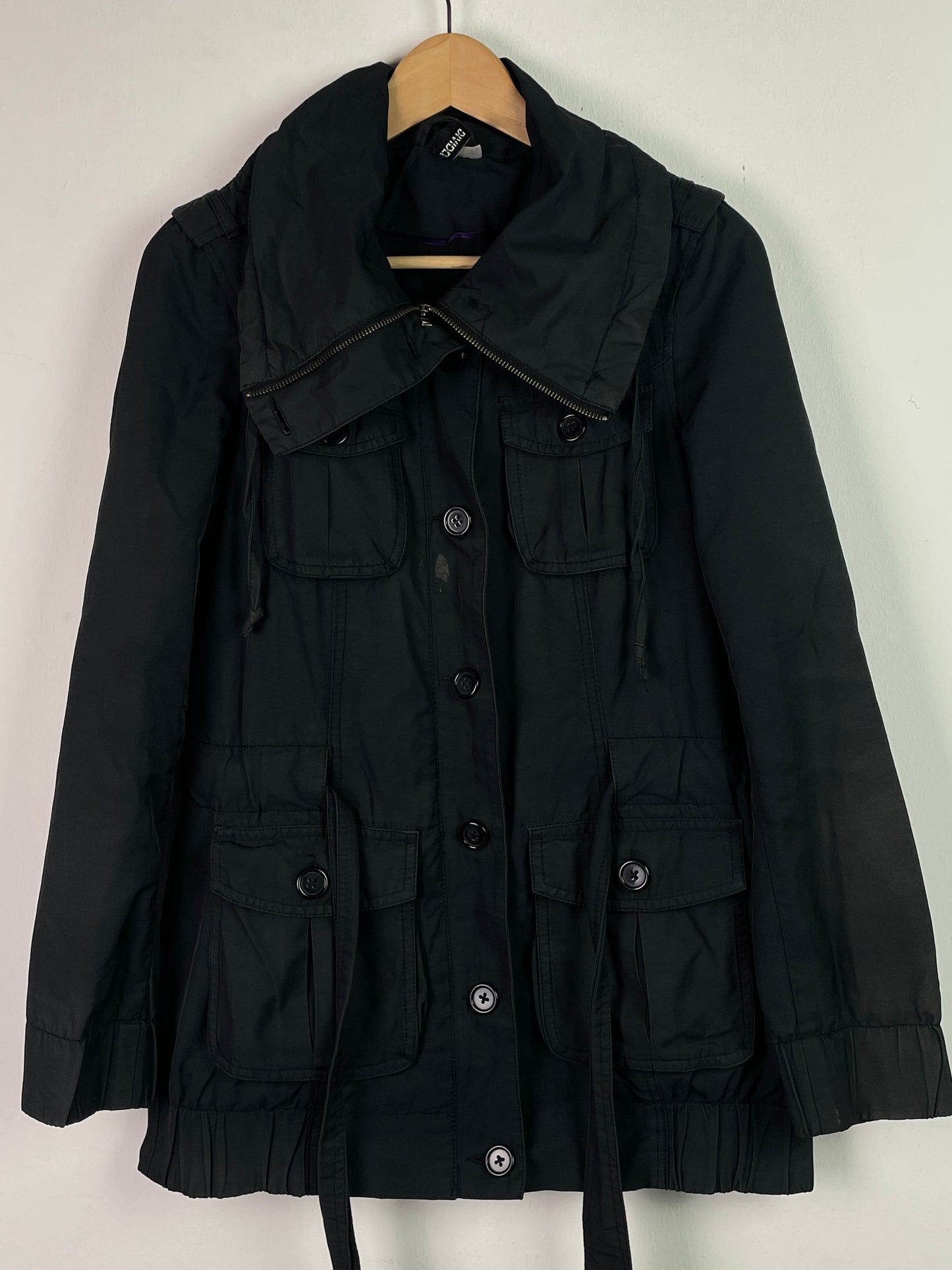 H&M Damen Jacke Gr S Farbe schwarz