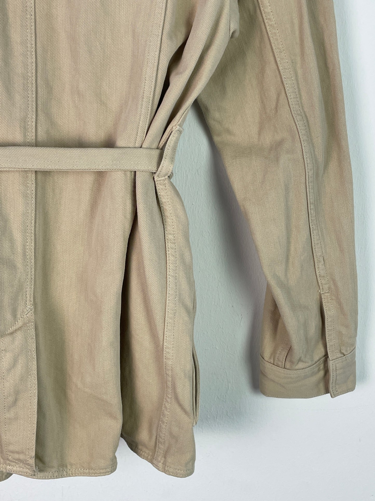 H&M Damen Safari Jacke Gr. 36 Beige – Leichte Sommerjacke Baumwolle / H&M Women’s Safari Jacket Size 36 Beige – Lightweight Summer Cotton Jacket