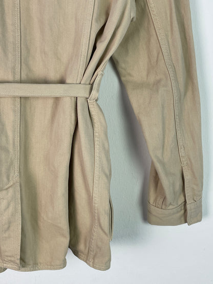 H&M Damen Safari Jacke Gr. 36 Beige – Leichte Sommerjacke Baumwolle / H&M Women’s Safari Jacket Size 36 Beige – Lightweight Summer Cotton Jacket