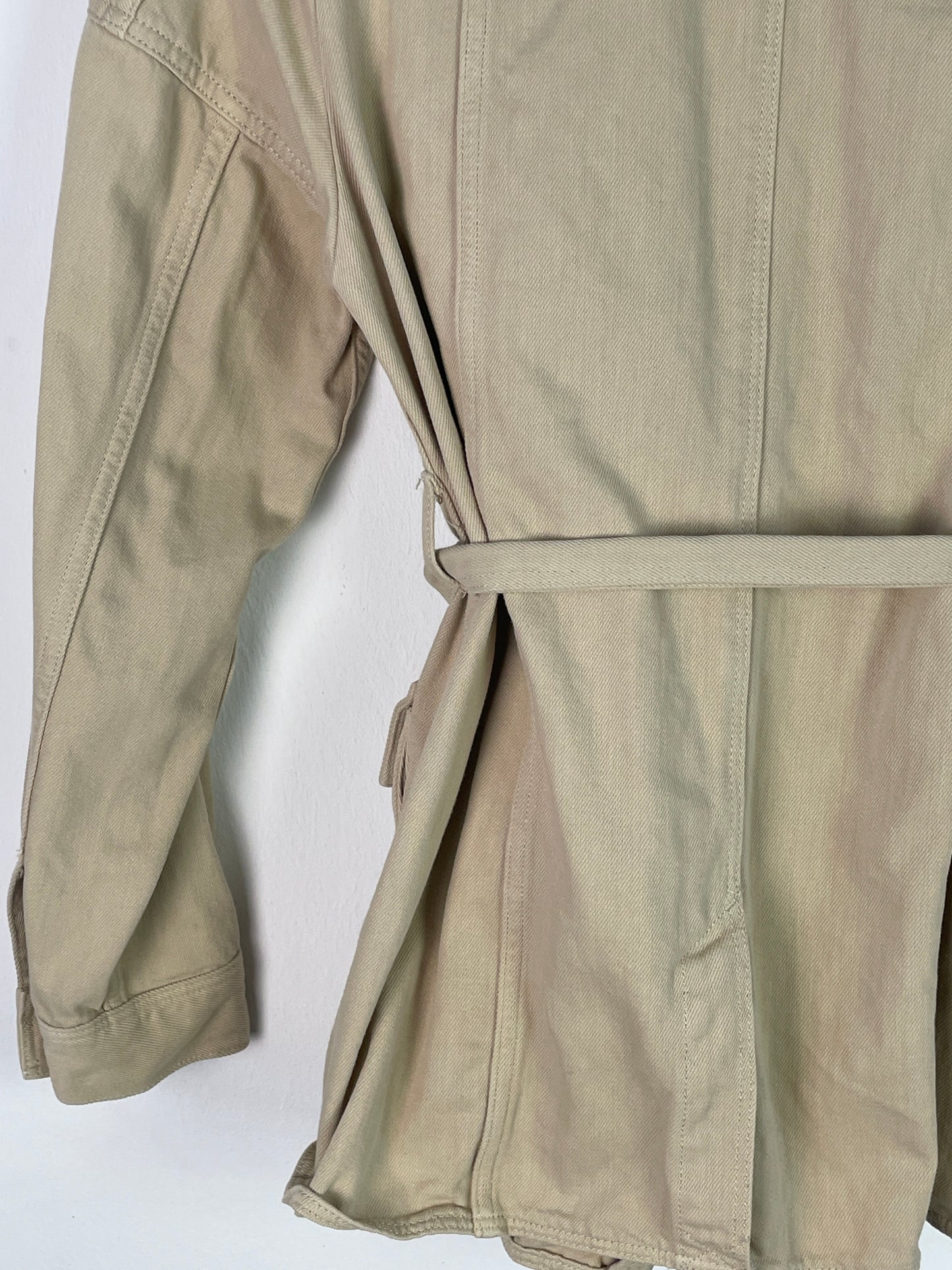 H&M Damen Safari Jacke Gr. 36 Beige – Leichte Sommerjacke Baumwolle / H&M Women’s Safari Jacket Size 36 Beige – Lightweight Summer Cotton Jacket