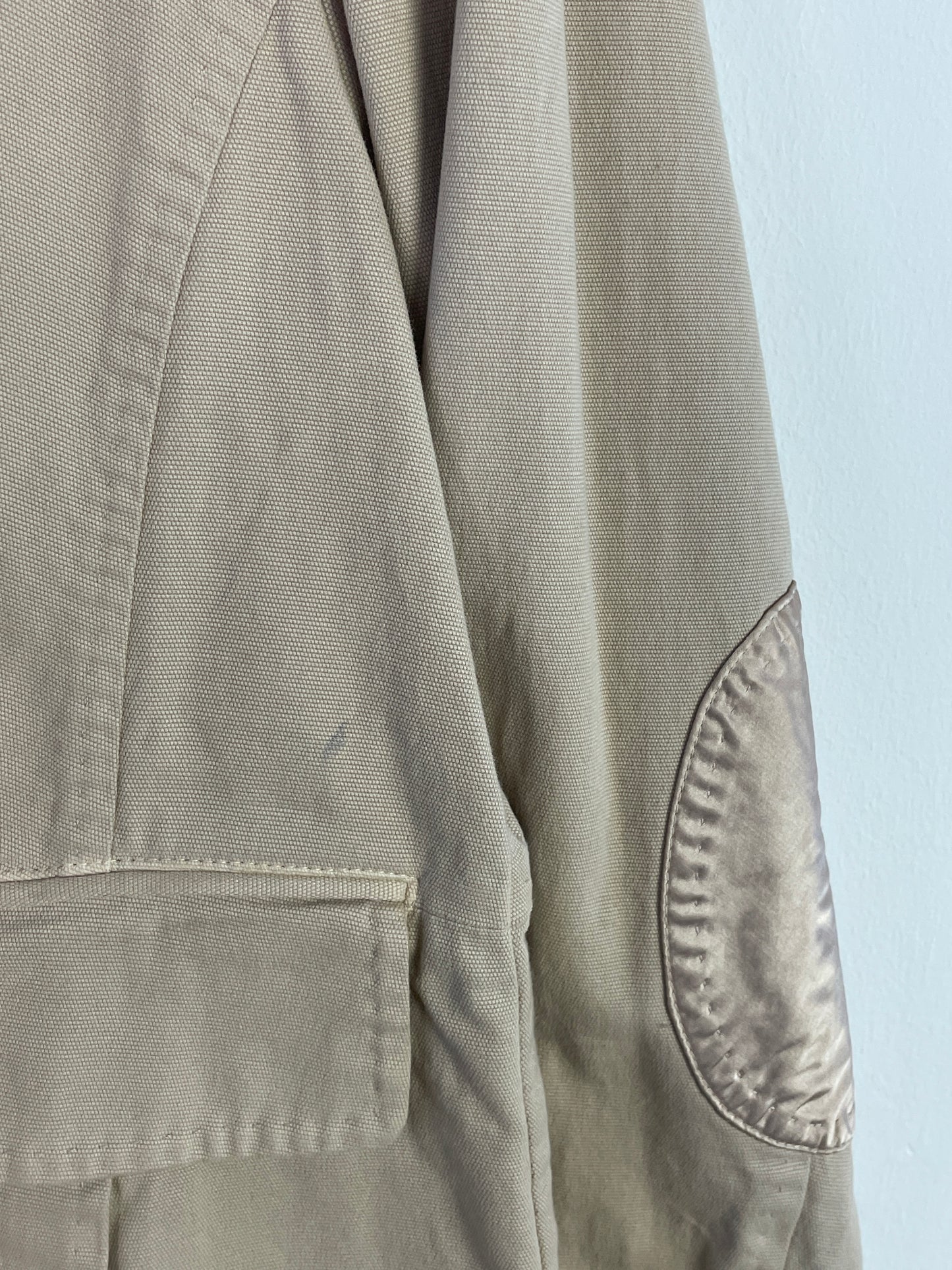 St. Emile Damen Blazer Gr. 46 Beige – Klassischer Blazer Baumwolle Acetat Viskose / St. Emile Women’s Blazer Size 46 Beige – Classic Cotton Acetate Viscose Jacket