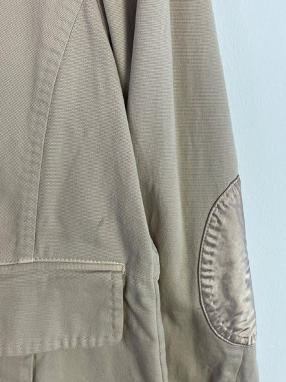 St. Emile Damen Blazer Gr. 46 Beige – Klassischer Blazer Baumwolle Acetat Viskose / St. Emile Women’s Blazer Size 46 Beige – Classic Cotton Acetate Viscose Jacket