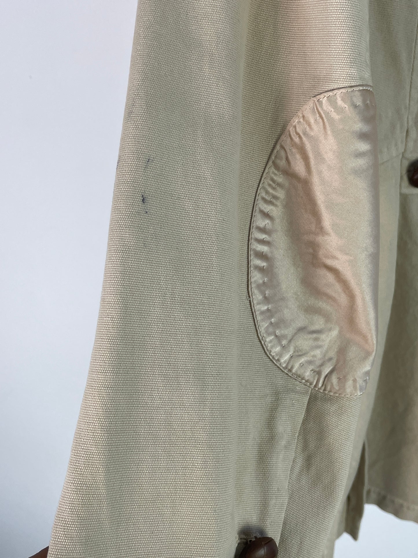 St. Emile Damen Blazer Gr. 46 Beige – Klassischer Blazer Baumwolle Acetat Viskose / St. Emile Women’s Blazer Size 46 Beige – Classic Cotton Acetate Viscose Jacket