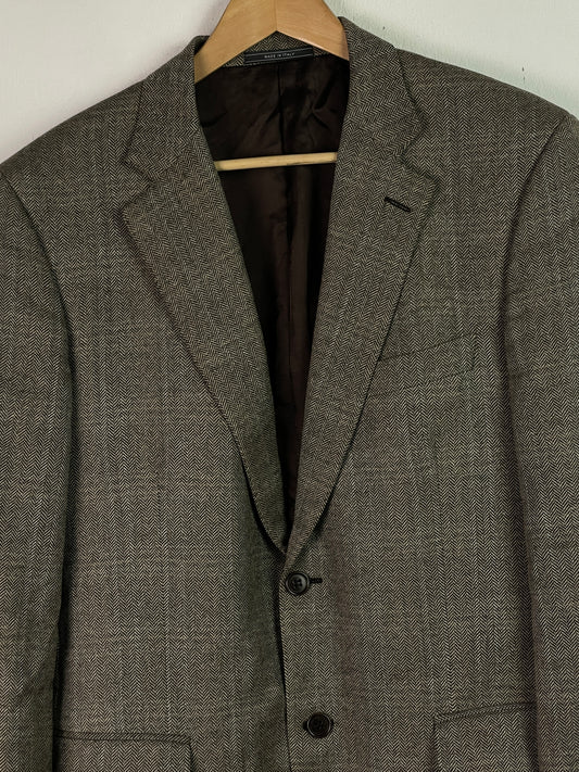 Cerutti 1881 Herren Sakko aus 100% Lanawolle Gr L Farbe grau