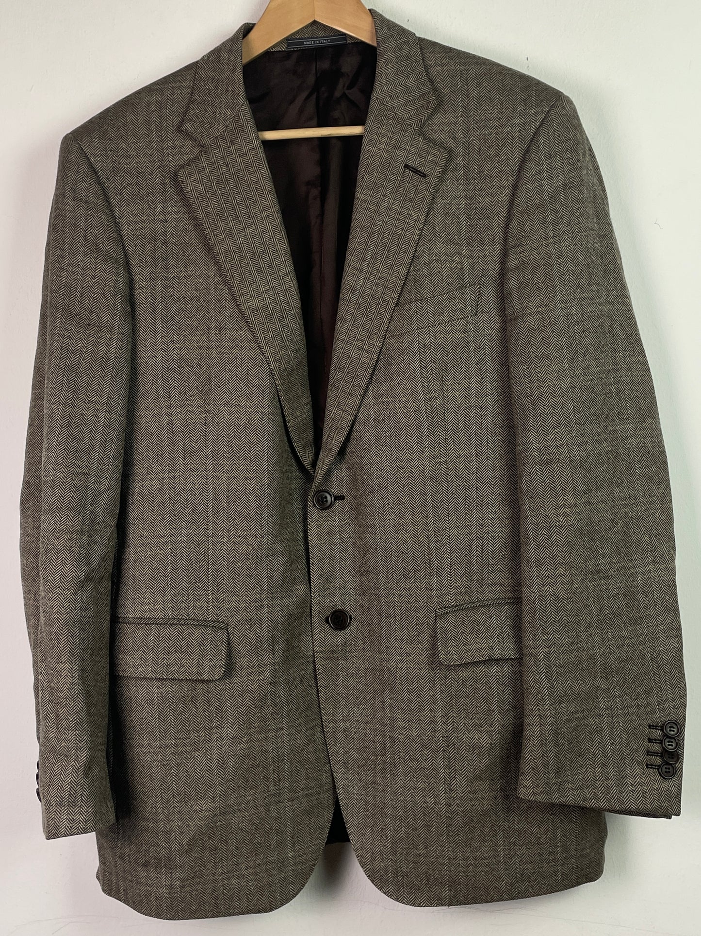 Cerutti 1881 Herren Sakko aus 100% Lanawolle Gr L Farbe grau