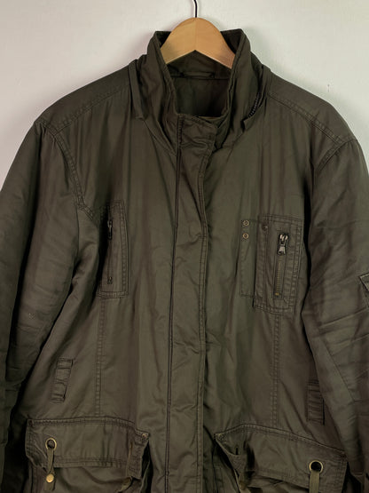 Vintage Herren Jacke im Militär Stil Gr L Farbe khaki