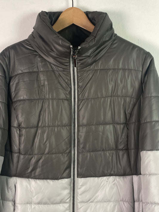 Alba Moda Damen Puffer Winter Jacke Gr L Farbe grau