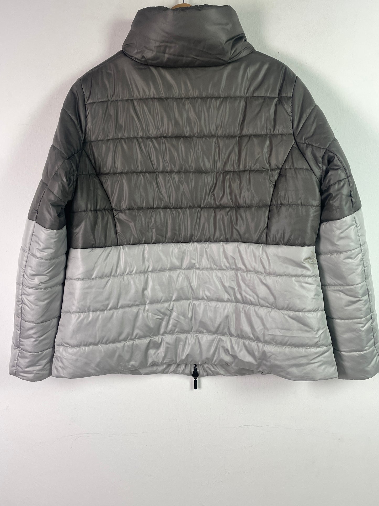 Alba Moda Damen Puffer Winter Jacke Gr L Farbe grau