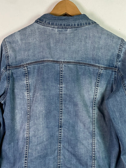 Cecil Damen Jeans Jacke Gr M Farbe blau