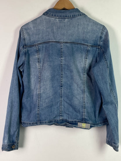 Cecil Damen Jeans Jacke Gr M Farbe blau