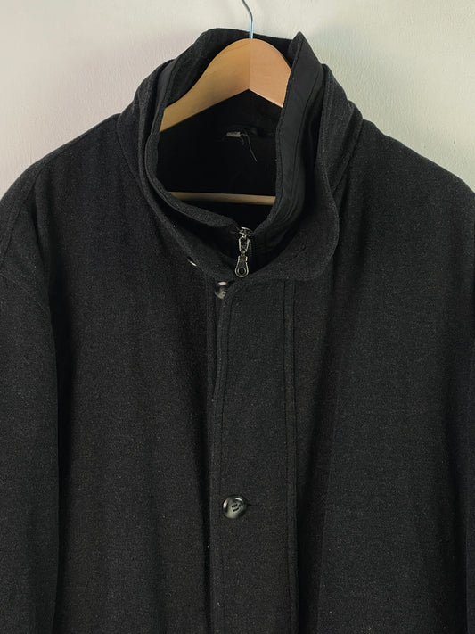 Big Fashion Herren Jacke aus Wolle Gr XXXL Farbe schwarz