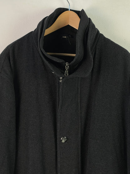 Big Fashion Herren Jacke aus Wolle Gr XXXL Farbe schwarz