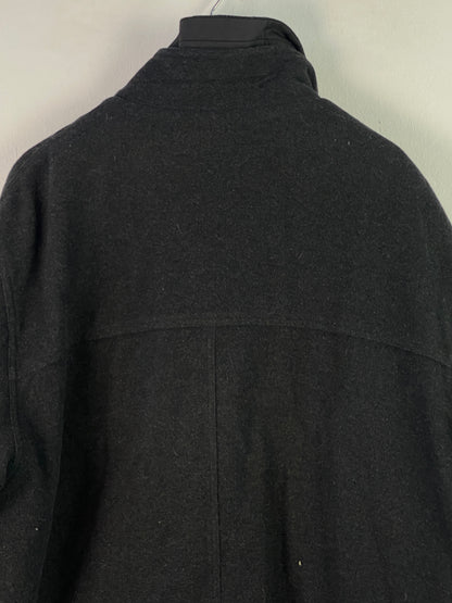 Big Fashion Herren Jacke aus Wolle Gr XXXL Farbe schwarz