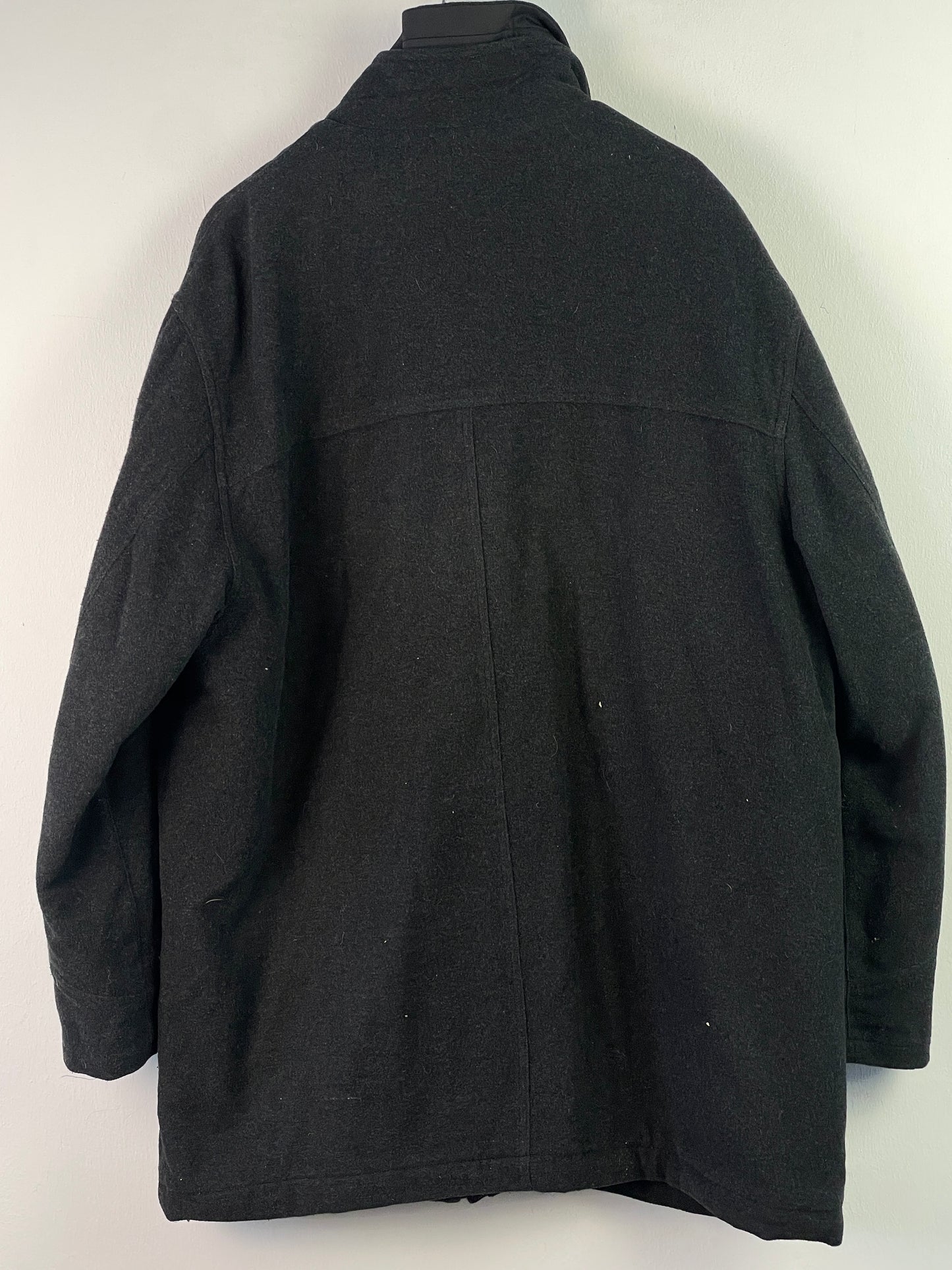 Big Fashion Herren Jacke aus Wolle Gr XXXL Farbe schwarz