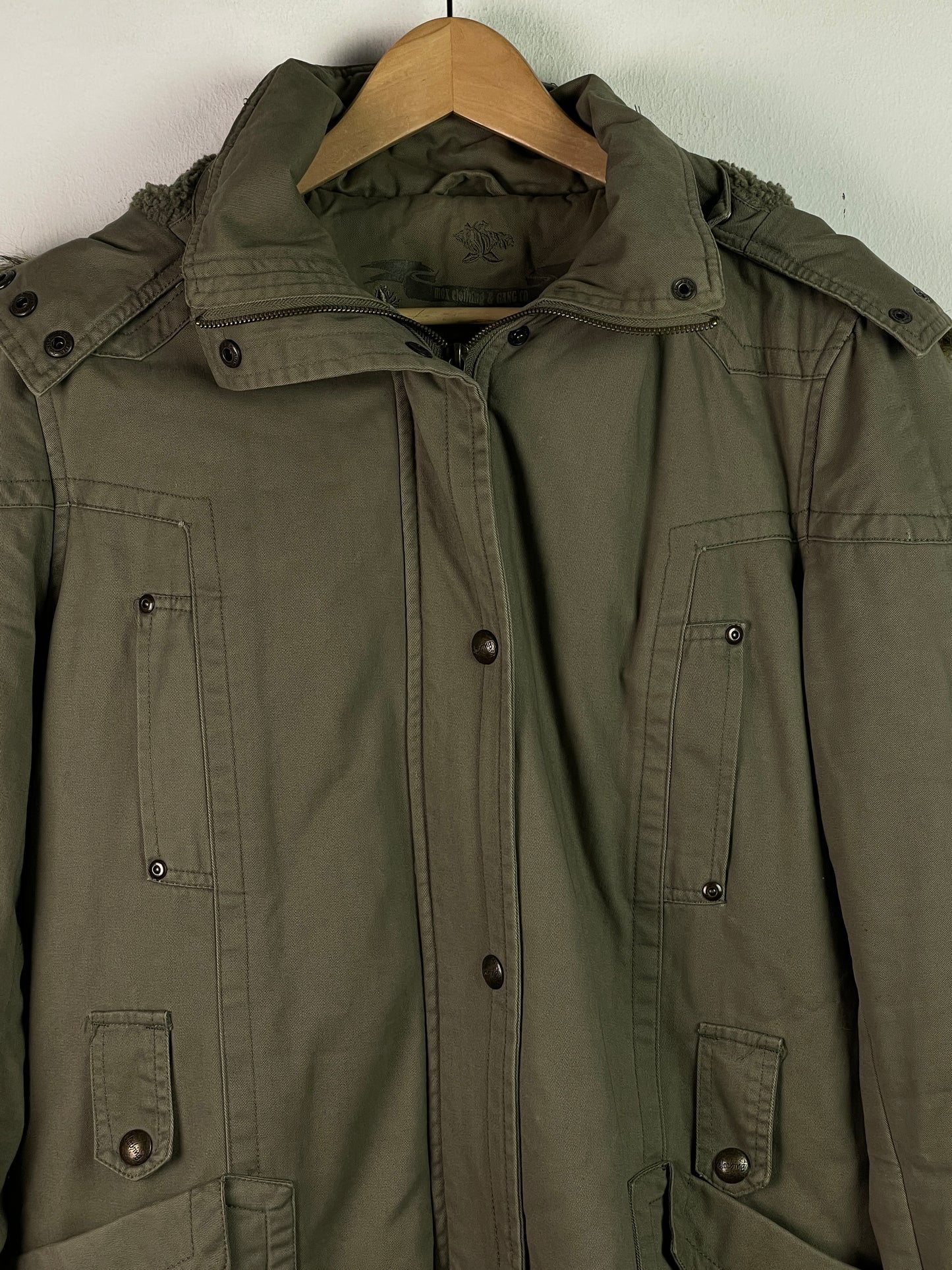 Max Clothing & Gang co. Damen jacke Gr.L Farbe olivrgün