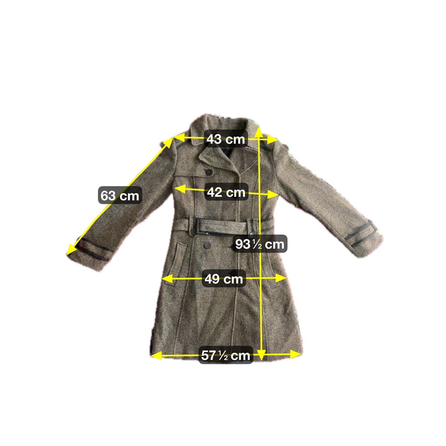 Orsay Damen Mantel Gr.M Farbe grau