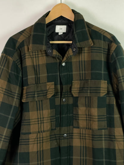 H&M Herren Hemd Gr.L Farbe Dunkel grün