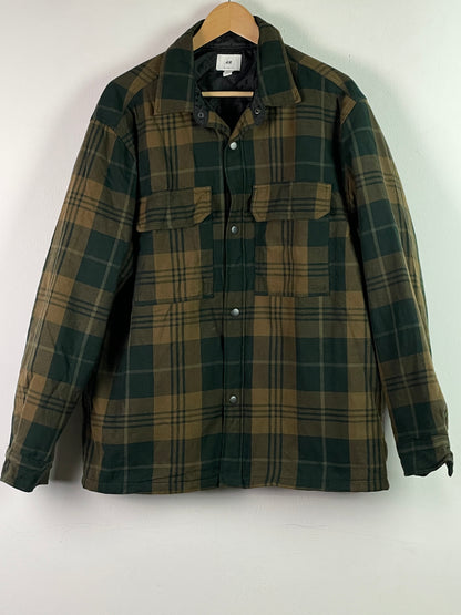 H&M Herren Hemd Gr.L Farbe Dunkel grün