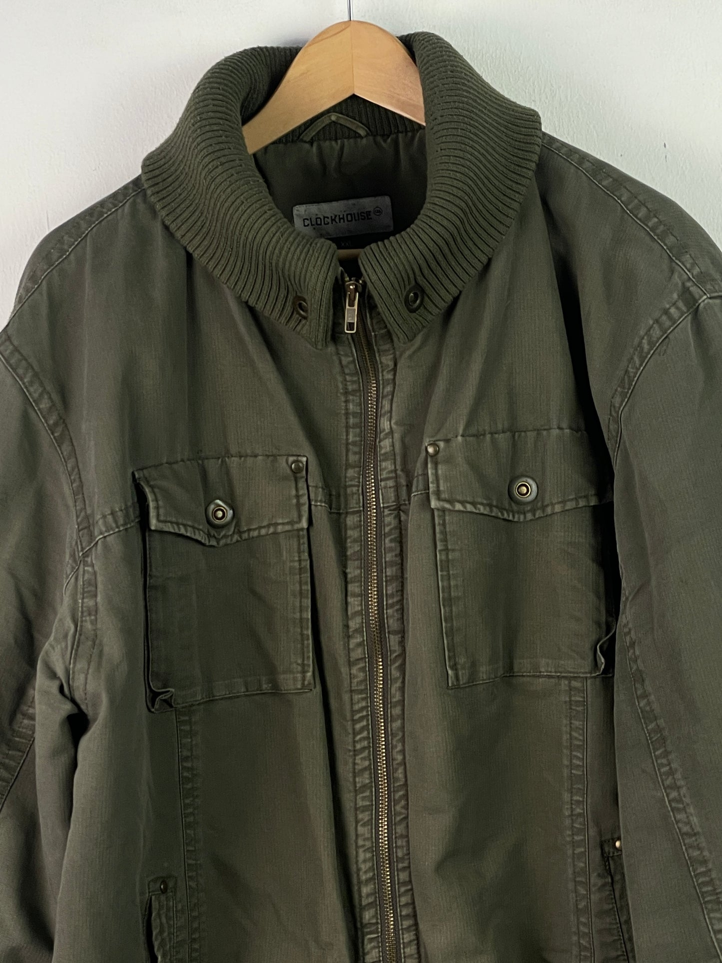 ClockHouse Herren jacke Gr.XXL Farbe Kaki grün