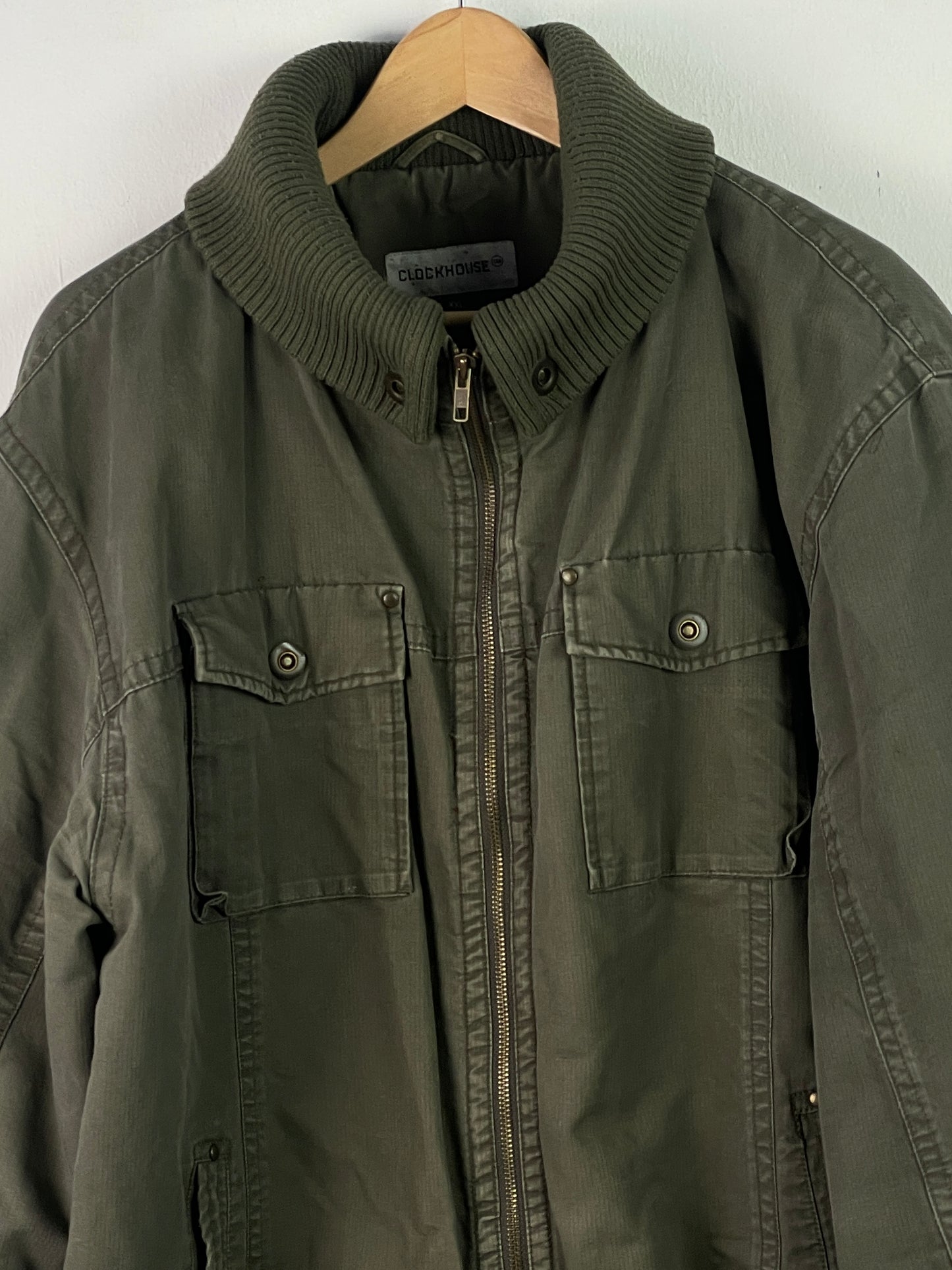 ClockHouse Herren jacke Gr.XXL Farbe Kaki grün