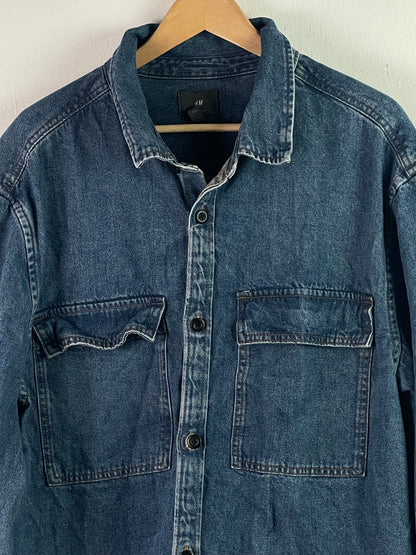 H&M Herren Jeans jacke G.XXL Farbe blau