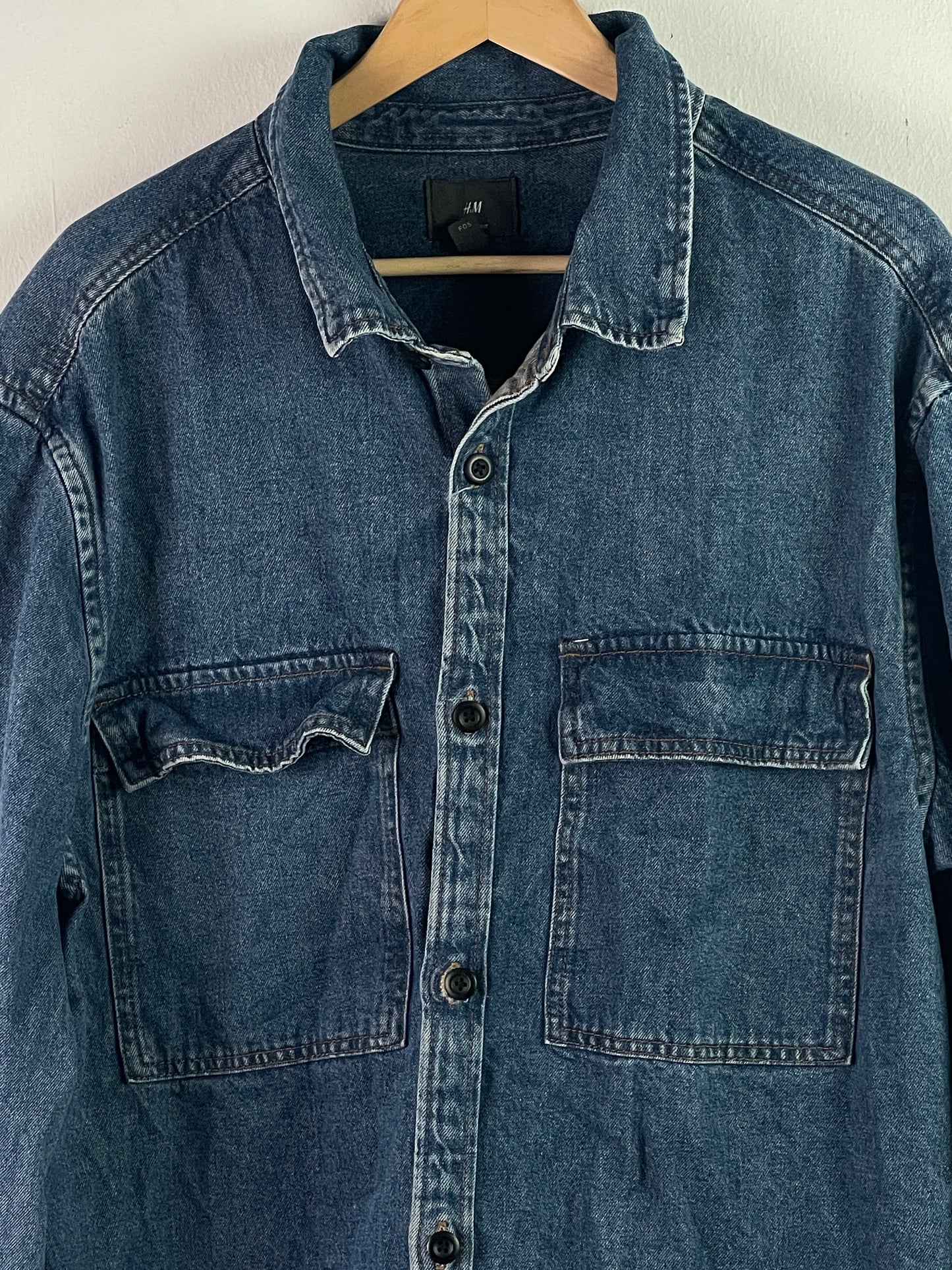 H&M Herren Jeans jacke G.XXL Farbe blau